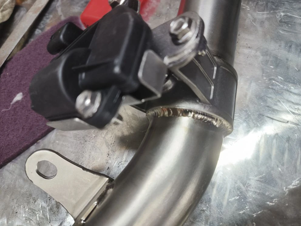 Титановая выхлопная система - примерка