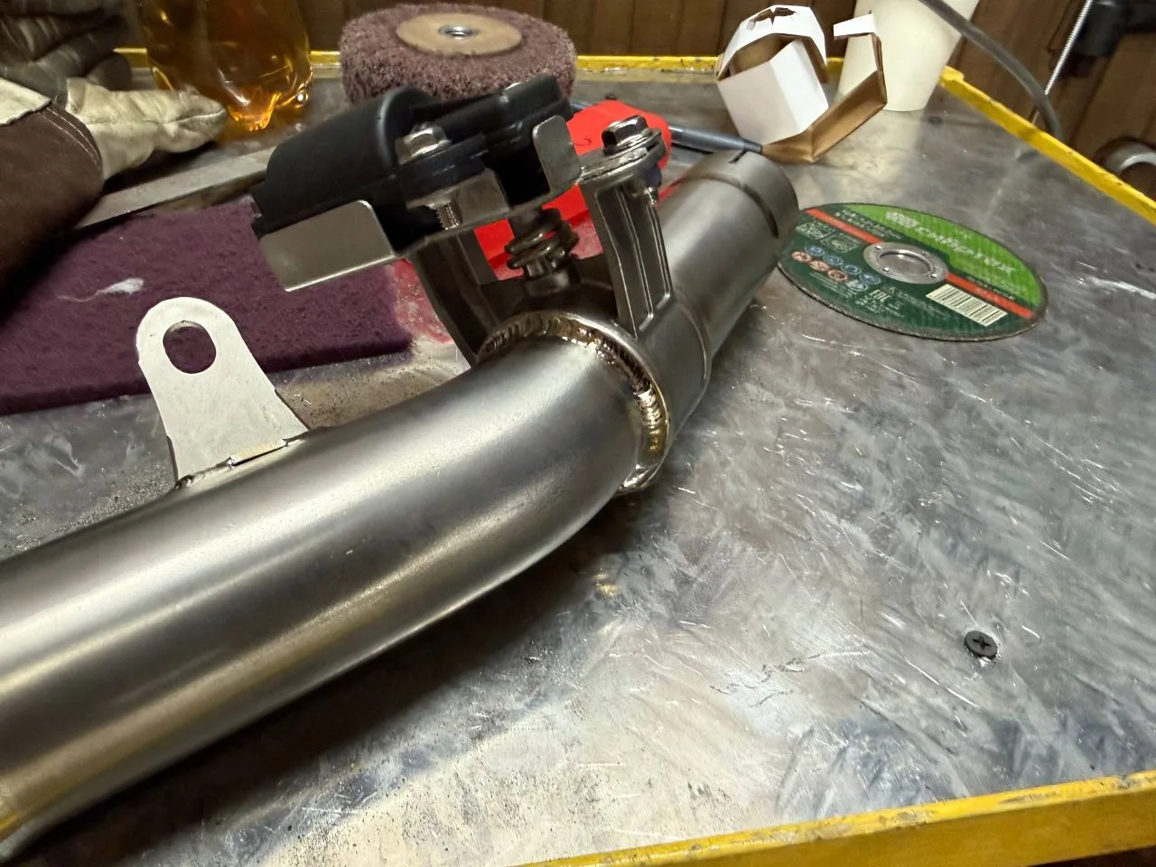 Титановая выхлопная система - готовый узел