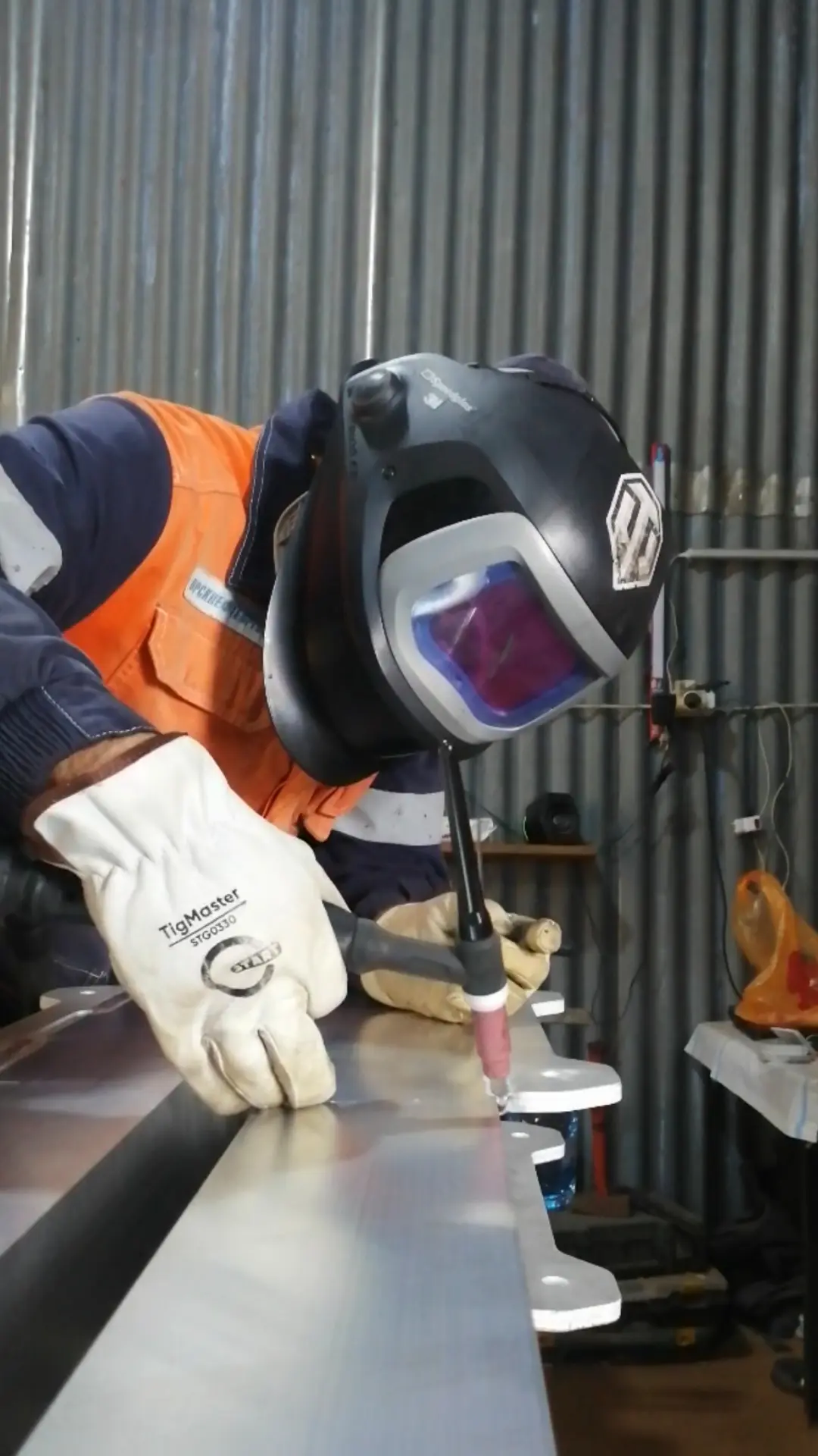 Рабочий процесс сварки